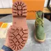 Louis Vuitton x Timberland Green Monogram Suede Boots – Limited Edition Unisex Luxury Outdoor Footwear 3.5CM #A44157