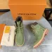 Louis Vuitton x Timberland Green Monogram Suede Boots – Limited Edition Unisex Luxury Outdoor Footwear 3.5CM #A44157