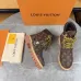 Louis Vuitton x Timberland Monogram Leather Unisex Boots – Limited Edition High-Top Rugged Fashion Footwear - 3.5CM