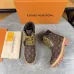 Louis Vuitton x Timberland Monogram Leather Unisex Boots – Limited Edition High-Top Rugged Fashion Footwear - 3.5CM