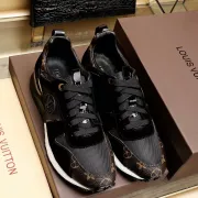 LV Run Away Sneaker  Iconic Monogram Design Black  Gold Luxury Ultimate Comfort  for MEN #890660