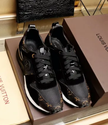 LV Run Away Sneaker  Iconic Monogram Design Black  Gold Luxury Ultimate Comfort  for MEN #890660