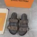 Louis Vuitton Brown Monogram Canvas Bom Dia Flat Slides #A50539