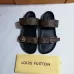 Louis Vuitton Leather sandals LV Leather Slippers for Men and Women #9874756