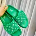 Louis Vuitton MONOGRAM Unisex Sandals Green/Blue/Orange/Black #A22415