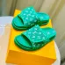 Louis Vuitton MONOGRAM Unisex Sandals Green/Blue/Orange/Black #A22415