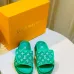 Louis Vuitton MONOGRAM Unisex Sandals Green/Blue/Orange/Black #A22415