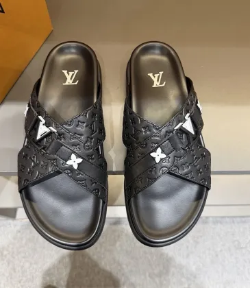 Louis Vuitton Shoes for Men's Louis Vuitton Slippers #A62474 Louis Vuitton Shoes for Men's Louis Vuitton Slippers #A62474