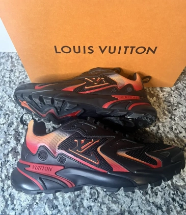 Louis Vuitton Runner Tatic Sneaker Black Multi-Color #A64142