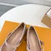 Louis Vuitton Shoes for Women's ROMY Flat Hollow Ballet Apricot #A48737