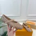 Louis Vuitton Shoes for Women's ROMY Flat Hollow Ballet Apricot #A48737