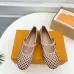 Louis Vuitton Shoes for Women's ROMY Flat Hollow Ballet Apricot #A48737