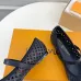 Louis Vuitton Shoes for Women's ROMY Flat Hollow Ballet Black #A48734