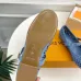 Louis Vuitton Shoes for Women's ROMY Flat Hollow Ballet Blue #A48740
