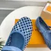 Louis Vuitton Shoes for Women's ROMY Flat Hollow Ballet Blue #A48740