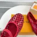 Louis Vuitton Shoes for Women's ROMY Flat Hollow Ballet Red #A48735