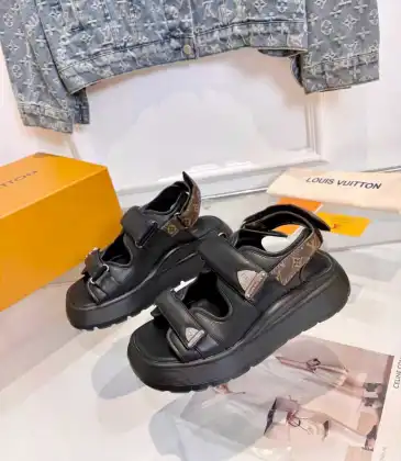 Louis Vuitton Shoes for Women's Louis Vuitton Sandals Heel height:6cm #A60929