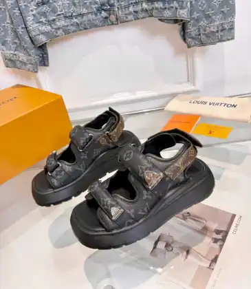 Louis Vuitton Shoes for Women's Louis Vuitton Sandals Heel height:6cm #A60930