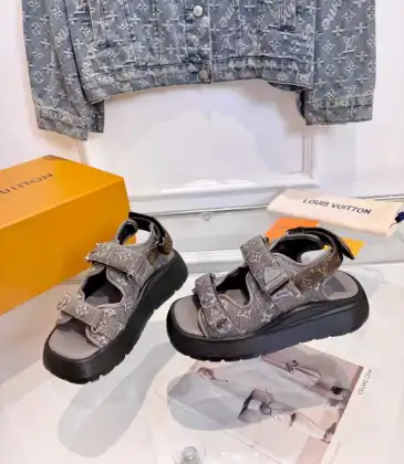 Louis Vuitton Shoes for Women's Louis Vuitton Sandals Heel height:6cm #A60932