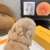 Louis Vuitton Cozy Fluffy Slippers with Leather Straps and Brand Embellishments #A54597