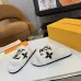 Louis Vuitton Cozy Fluffy Slippers with Leather Straps and Brand Embellishments #A54599