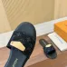 Louis Vuitton Shoes for Women's Louis Vuitton Slippers Black #A49413