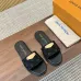 Louis Vuitton Shoes for Women's Louis Vuitton Slippers Black #A49413