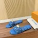 Louis Vuitton Shoes for Women's Louis Vuitton Slippers Blue #A49419