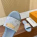 Louis Vuitton Shoes for Women's Louis Vuitton Slippers Grey #A49415