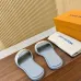 Louis Vuitton Shoes for Women's Louis Vuitton Slippers Grey #A49415