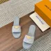 Louis Vuitton Shoes for Women's Louis Vuitton Slippers Grey #A49415