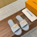 Louis Vuitton Shoes for Women's Louis Vuitton Slippers Grey #A49415