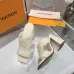 Louis Vuitton Shoes for Women's Louis Vuitton Slippers Heel height:9cm #A60934