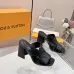 Louis Vuitton Shoes for Women's Louis Vuitton Slippers Heel height:9cm #A60935