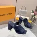 Louis Vuitton Shoes for Women's Louis Vuitton Slippers Heel height:9cm #A60936