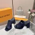 Louis Vuitton Shoes for Women's Louis Vuitton Slippers Heel height:9cm #A60936