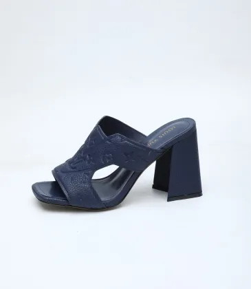 Louis Vuitton Shoes for Women's Louis Vuitton Slippers Heel height:9cm #A60936