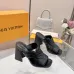 Louis Vuitton Shoes for Women's Louis Vuitton Slippers Heel height:9cm #A60937