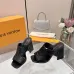 Louis Vuitton Shoes for Women's Louis Vuitton Slippers Heel height:9cm #A60937