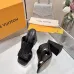 Louis Vuitton Shoes for Women's Louis Vuitton Slippers Heel height:9cm #A60937