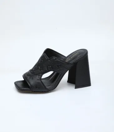 Louis Vuitton Shoes for Women's Louis Vuitton Slippers Heel height:9cm #A60937