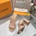 Louis Vuitton Shoes for Women's Louis Vuitton Slippers Heel height:9cm #A60939