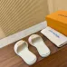 Louis Vuitton Shoes for Women's Louis Vuitton Slippers White #A49414
