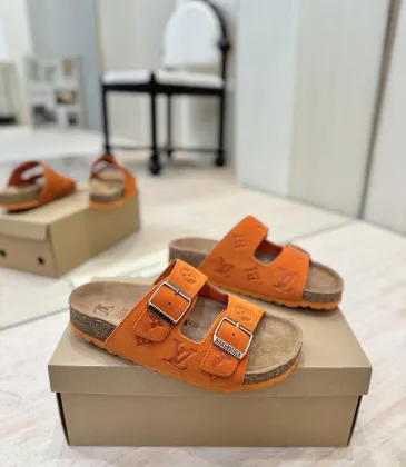 Louis Vuitton Shoes for Women's Louis Vuitton Slippers × BIRKENSTOCK #A62849 Louis Vuitton Shoes for Women's Louis Vuitton Slippers × BIRKENSTOCK #A62849