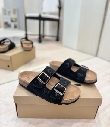 Louis Vuitton Shoes for Women's Louis Vuitton Slippers × BIRKENSTOCK #A62850 Louis Vuitton Shoes for Women's Louis Vuitton Slippers × BIRKENSTOCK #A62850