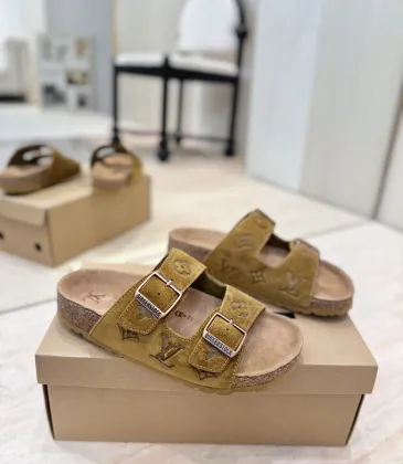 Louis Vuitton Shoes for Women's Louis Vuitton Slippers × BIRKENSTOCK #A62853 Louis Vuitton Shoes for Women's Louis Vuitton Slippers × BIRKENSTOCK #A62853