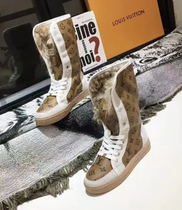 Louis Vuitton Fur Boots for Women Black/Red/Navy/Brown/White/Green Size 35-42 #A61354