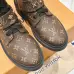 Louis Vuitton Monogram Ankle Boots with Lace-Up, Zipper and Decorative Straps #A54604