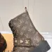 Louis Vuitton Monogram Ankle Boots with Lace-Up, Zipper and Decorative Straps #A54604