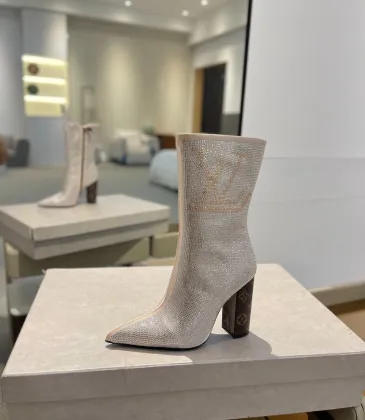 Louis Vuitton Shoes for Women's Louis Vuitton boots heel height:10cm #A58316 Louis Vuitton Shoes for Women's Louis Vuitton boots heel height:10cm #A58316